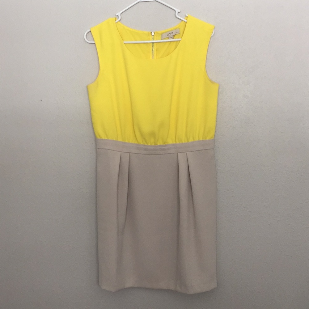 LOFT two tone dress